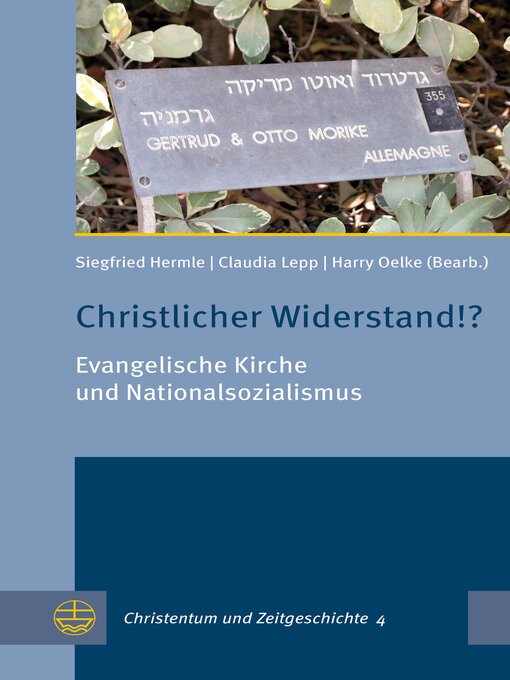 Title details for Christlicher Widerstand!? by Siegfried Hermle - Available